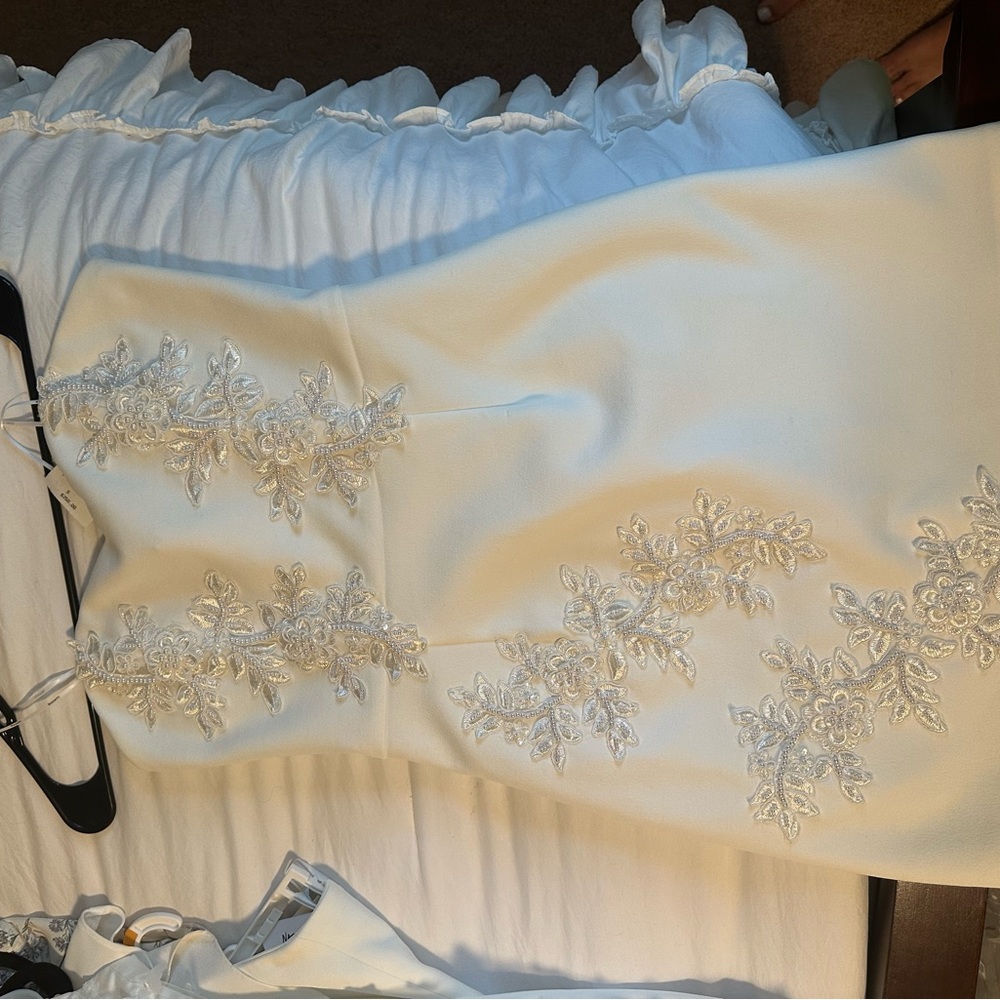 Elliatt white pearl dress